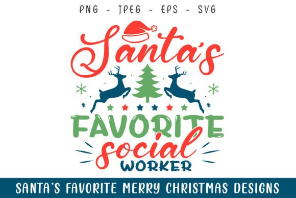 Download Santa's Favorite Worker Merry Christmas - Work Collection