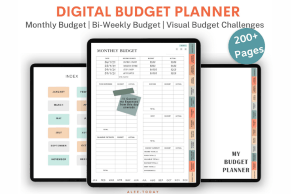 Download Digital Budget Planner,Financial Planner - Financial Collection