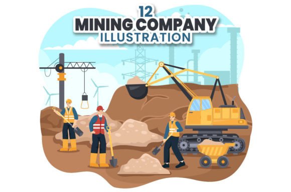 Download 12 Mining Company Illustration - Company Collection