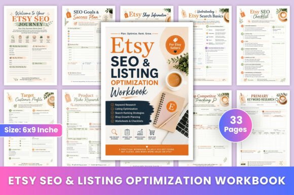 Download Etsy SEO &amp; Listing Optimization Workbook - Work Collection