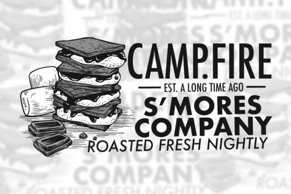 Download Camp Fire S'mores Company Illustration - Company Collection