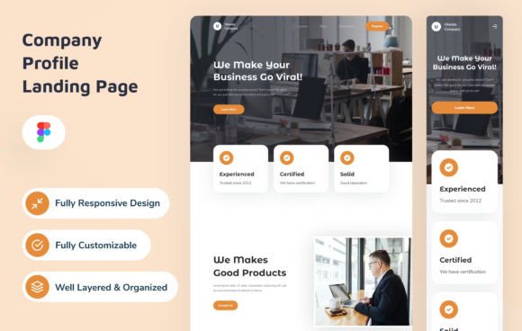 Download Company Profile Landing Page - Company Collection