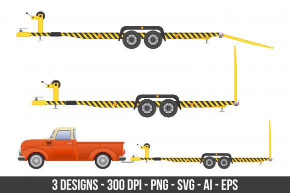 Download Car Trailer for Vehicle Transportation - Transport Collection