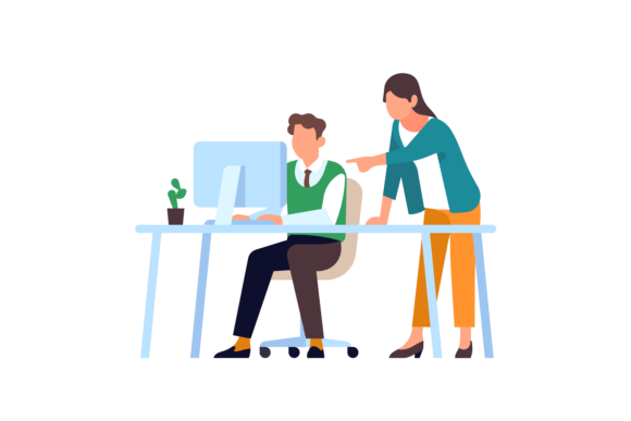 Download Office Staff Work. People Brainstorming. - Work Collection