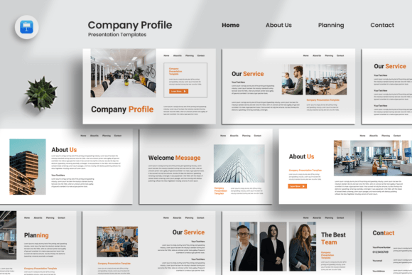 Download Company Profile - Keynote Template - Company Collection