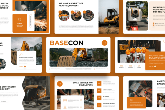 Download Construction Company Profile Powerpoint - Company Collection