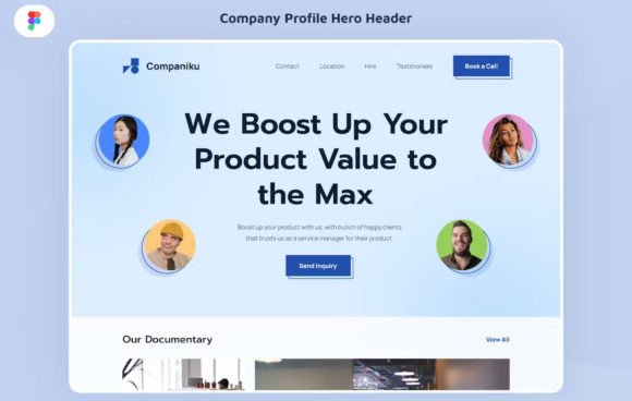 Download Company Profile Hero Header - Company Collection