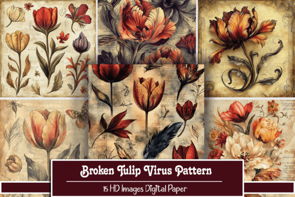 Download Broken Tulip Virus Pattern - Virus Collection
