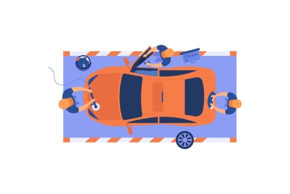 Download Automobile Service Team Working on Car, - Work Collection