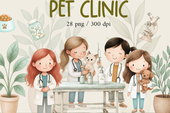 Download Cute Pet Clinic Clipart, Vet Clinic Art - Clinic Collection