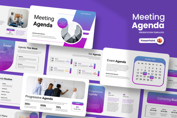 Download Meeting Agenda - PowerPoint Template - Premium Resources